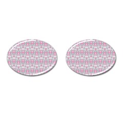 Seamless Pattern Background Cufflinks (oval)