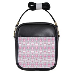 Seamless Pattern Background Girls Sling Bag