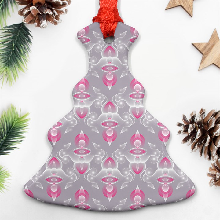 Seamless Pattern Background Ornament (Christmas Tree) 