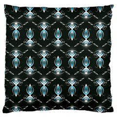 Seamless Pattern Background Black Standard Flano Cushion Case (One Side)