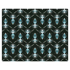 Seamless Pattern Background Black Double Sided Flano Blanket (medium) 