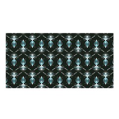 Seamless Pattern Background Black Satin Shawl