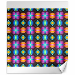 Squares Spheres Backgrounds Texture Canvas 8  X 10  by HermanTelo