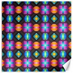 Squares Spheres Backgrounds Texture Canvas 16  X 16  by HermanTelo