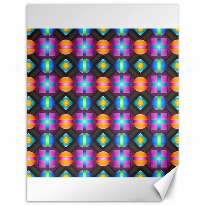 Squares Spheres Backgrounds Texture Canvas 18  x 24 