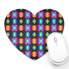 Squares Spheres Backgrounds Texture Heart Mousepads