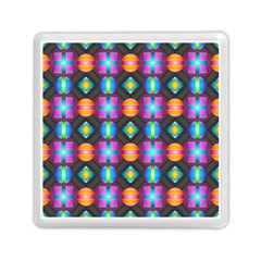 Squares Spheres Backgrounds Texture Memory Card Reader (square) by HermanTelo