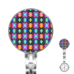 Squares Spheres Backgrounds Texture Stainless Steel Nurses Watch