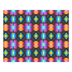 Squares Spheres Backgrounds Texture Double Sided Flano Blanket (large) 