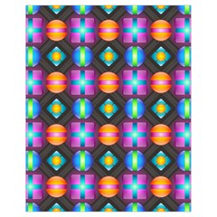 Squares Spheres Backgrounds Texture Drawstring Bag (small) by HermanTelo