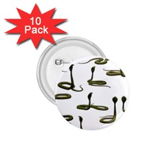 Snake Cobra Reptile Poisonous 1 75  Buttons (10 Pack) by HermanTelo