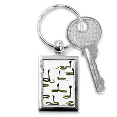 Snake Cobra Reptile Poisonous Key Chain (rectangle) by HermanTelo