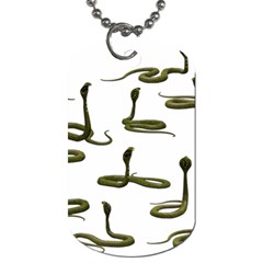 Snake Cobra Reptile Poisonous Dog Tag (one Side) by HermanTelo