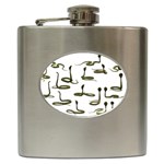 Snake Cobra Reptile Poisonous Hip Flask (6 oz) Front