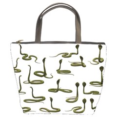 Snake Cobra Reptile Poisonous Bucket Bag by HermanTelo