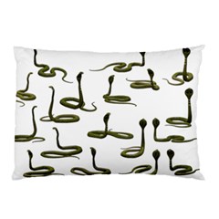 Snake Cobra Reptile Poisonous Pillow Case by HermanTelo