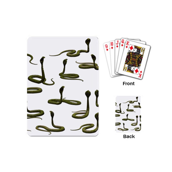 Snake Cobra Reptile Poisonous Playing Cards (Mini)