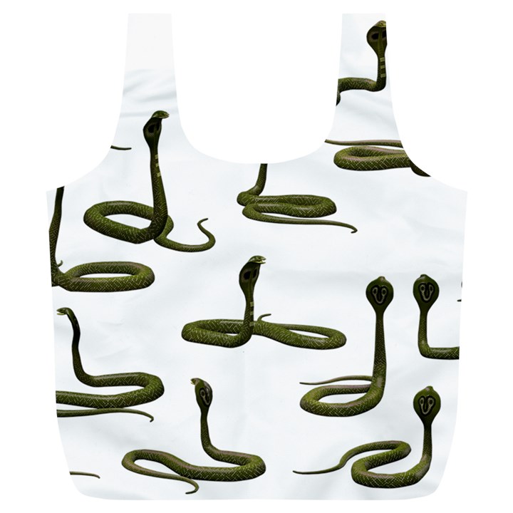 Snake Cobra Reptile Poisonous Full Print Recycle Bag (XL)