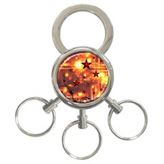 Star Radio Light Effects Magic 3-ring Key Chain by HermanTelo