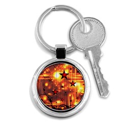 Star Radio Light Effects Magic Key Chain (round) by HermanTelo