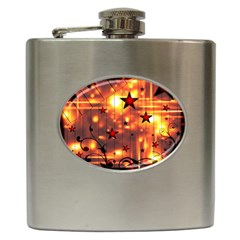 Star Radio Light Effects Magic Hip Flask (6 Oz) by HermanTelo