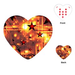 Star Radio Light Effects Magic Playing Cards (heart)