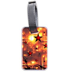 Star Radio Light Effects Magic Luggage Tag (two Sides) by HermanTelo