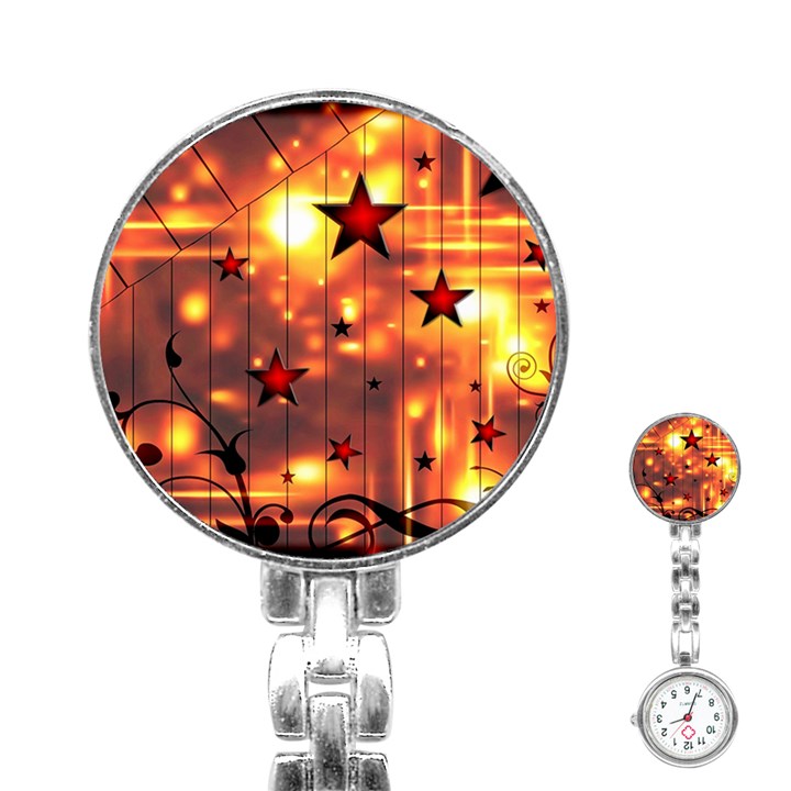 Star Radio Light Effects Magic Stainless Steel Nurses Watch