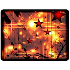 Star Radio Light Effects Magic Double Sided Fleece Blanket (large) 