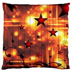 Star Radio Light Effects Magic Large Flano Cushion Case (one Side)