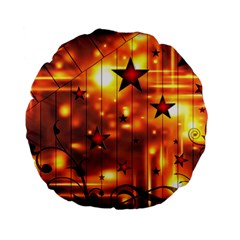 Star Radio Light Effects Magic Standard 15  Premium Flano Round Cushions by HermanTelo