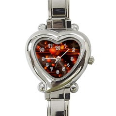 Valentine Day Love Heart Heart Italian Charm Watch