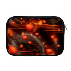 Valentine Day Love Heart Apple Macbook Pro 17  Zipper Case by HermanTelo