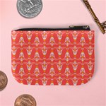 Seamless Pattern Background Red Mini Coin Purse Back