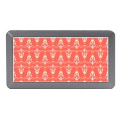 Seamless Pattern Background Red Memory Card Reader (mini) by HermanTelo