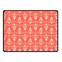 Seamless Pattern Background Red Double Sided Fleece Blanket (small) 