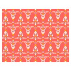 Seamless Pattern Background Red Double Sided Flano Blanket (medium) 