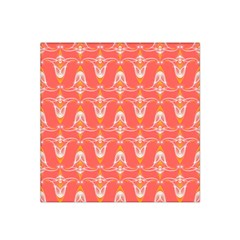 Seamless Pattern Background Red Satin Bandana Scarf