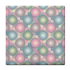 Seamless Pattern Pastels Background Tile Coasters by HermanTelo