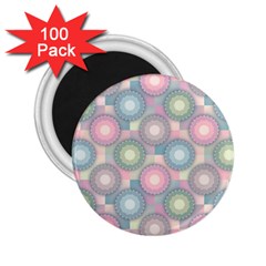 Seamless Pattern Pastels Background 2 25  Magnets (100 Pack) 