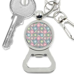 Seamless Pattern Pastels Background Bottle Opener Key Chain