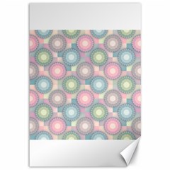 Seamless Pattern Pastels Background Canvas 12  X 18  by HermanTelo