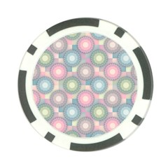 Seamless Pattern Pastels Background Poker Chip Card Guard