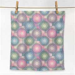 Seamless Pattern Pastels Background Face Towel by HermanTelo