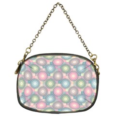 Seamless Pattern Pastels Background Chain Purse (two Sides)