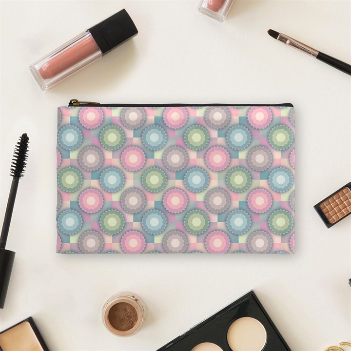 Seamless Pattern Pastels Background Cosmetic Bag (Medium)