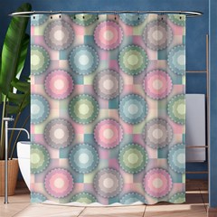 Seamless Pattern Pastels Background Shower Curtain 60  X 72  (medium) 