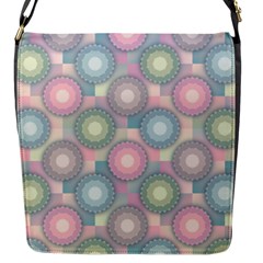 Seamless Pattern Pastels Background Flap Closure Messenger Bag (s)