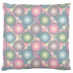 Seamless Pattern Pastels Background Large Flano Cushion Case (one Side)