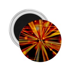 Zoom Effect Explosion Fire Sparks 2 25  Magnets by HermanTelo